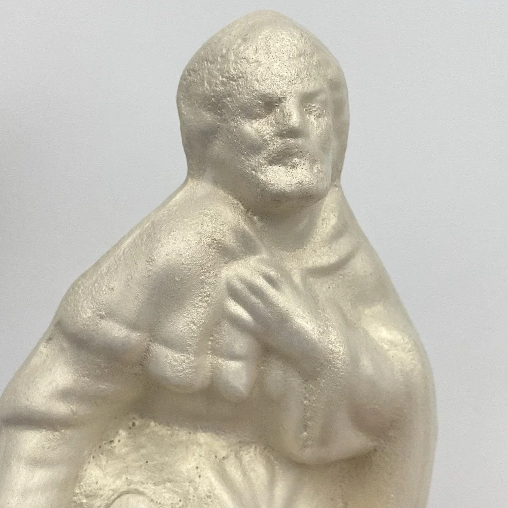 Vintage 1960s–70s Atlantic‎ Mold Nativity Set Shepherd Wise Man Baby Jesus 8